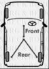 FORD 1250944 Cable, parking brake